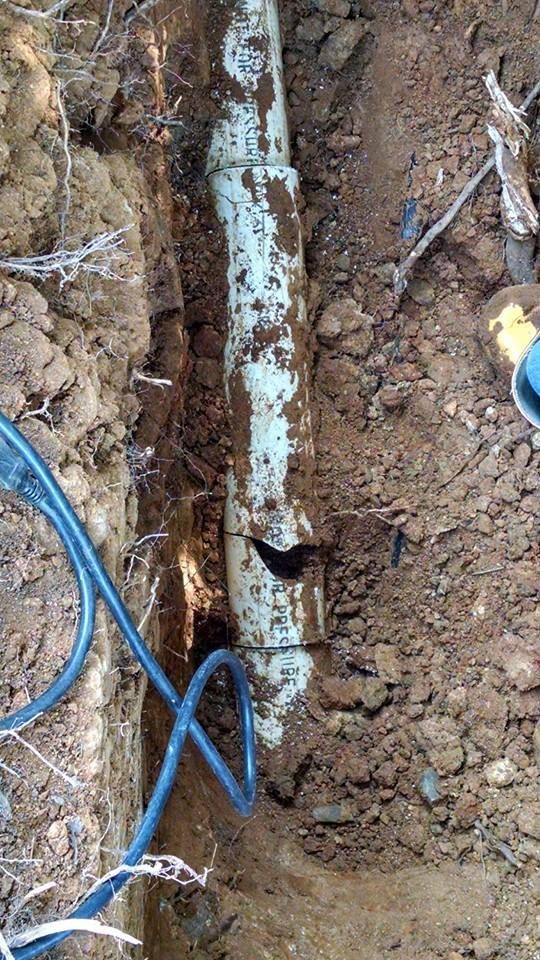 septic drain pipe