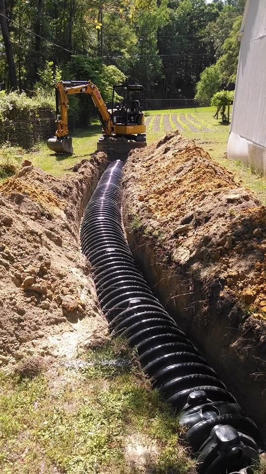 septic drainage pipe